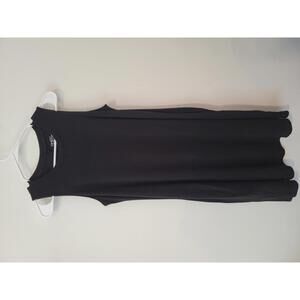 Time and Tru Black Sleeveless Midi Dress, Size M (8-10)